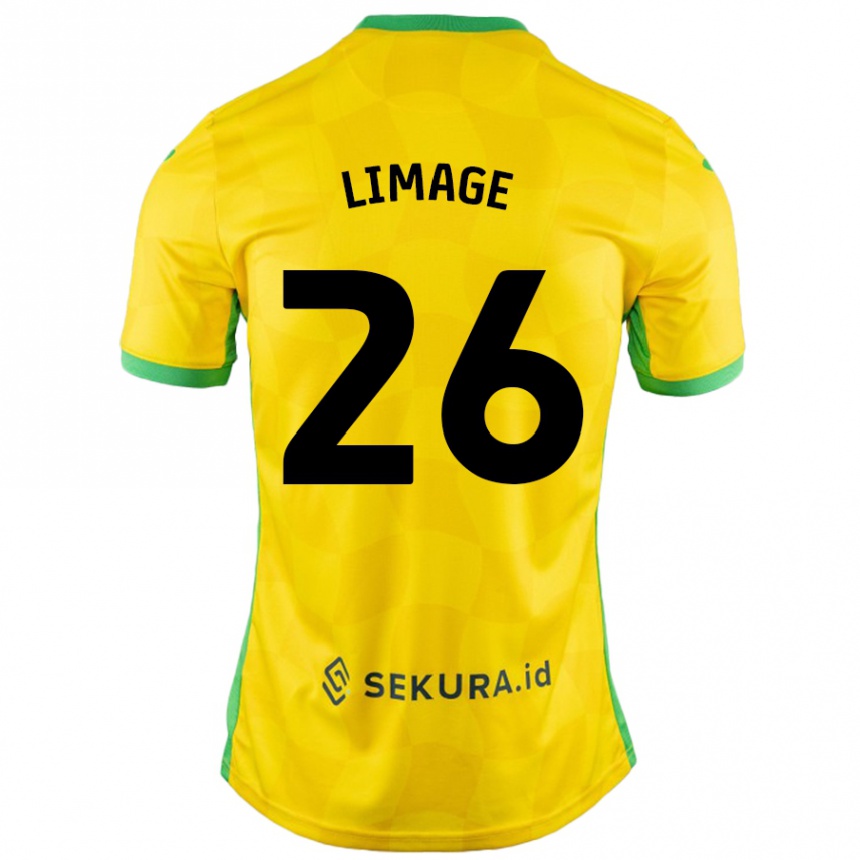 Niño Fútbol Camiseta Felicity Limage #26 Amarillo Verde 1ª Equipación 2024/25