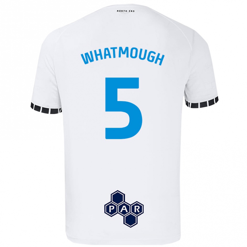 Niño Fútbol Camiseta Jack Whatmough #5 Blanco 1ª Equipación 2024/25