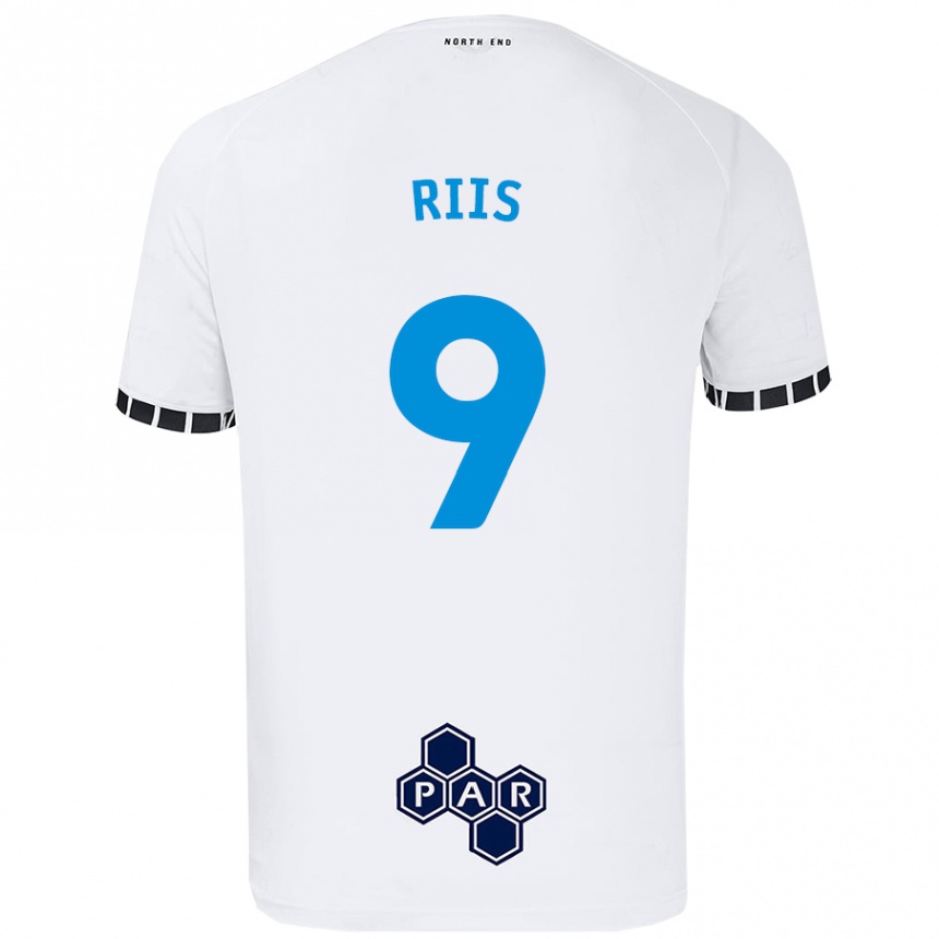 Niño Fútbol Camiseta Emil Riis #9 Blanco 1ª Equipación 2024/25