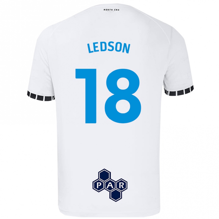 Niño Fútbol Camiseta Ryan Ledson #18 Blanco 1ª Equipación 2024/25