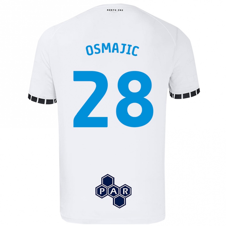 Niño Fútbol Camiseta Milutin Osmajic #28 Blanco 1ª Equipación 2024/25