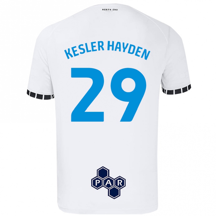 Niño Fútbol Camiseta Kaine Kesler-Hayden #29 Blanco 1ª Equipación 2024/25