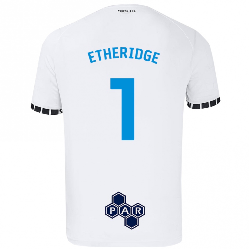 Niño Fútbol Camiseta Ellie Etheridge #1 Blanco 1ª Equipación 2024/25