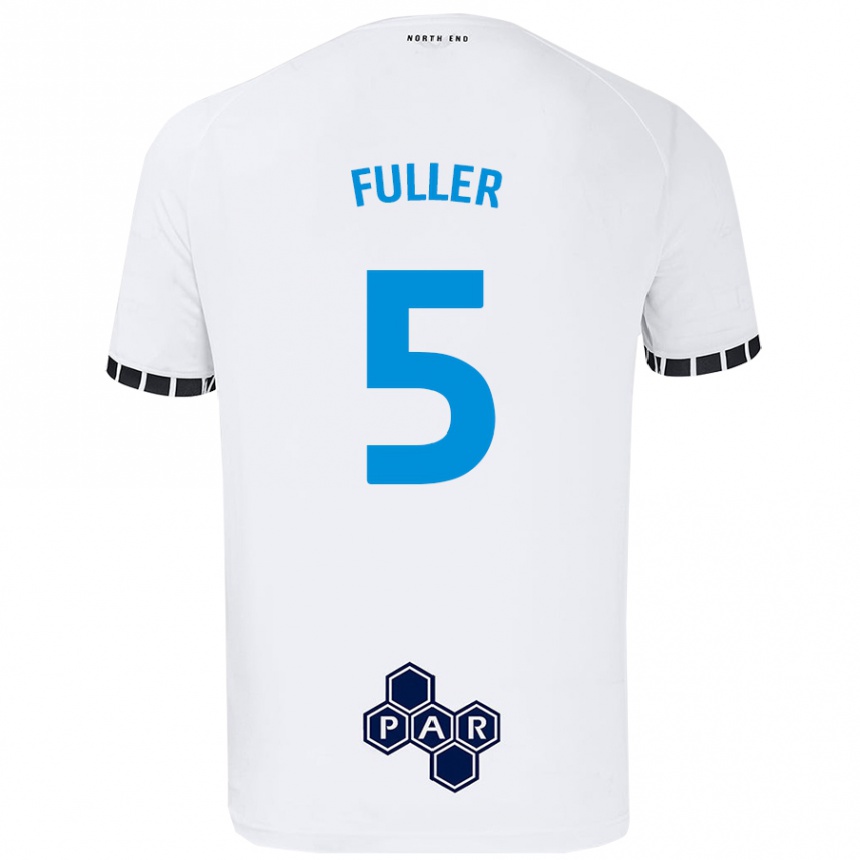 Niño Fútbol Camiseta Olivia Fuller #5 Blanco 1ª Equipación 2024/25