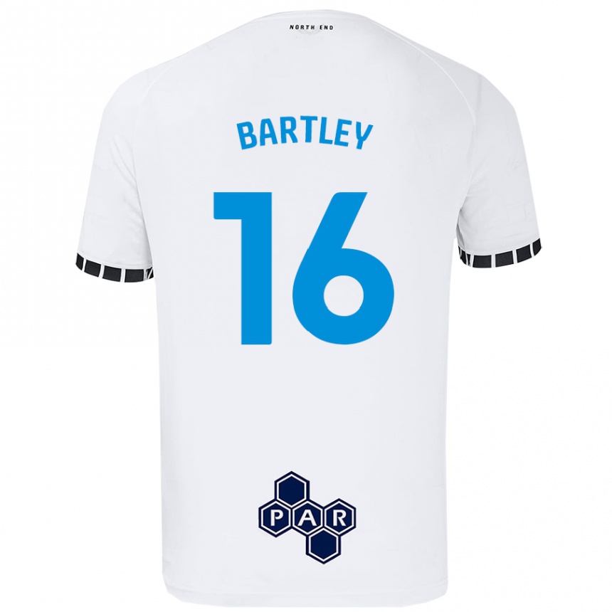 Niño Fútbol Camiseta Melanie Bartley #16 Blanco 1ª Equipación 2024/25