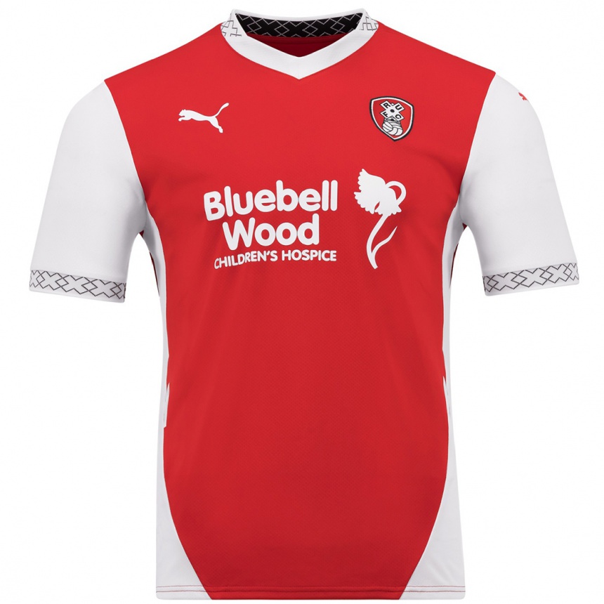 Niño Fútbol Camiseta Reece Wilson #0 Rojo Blanco 1ª Equipación 2024/25