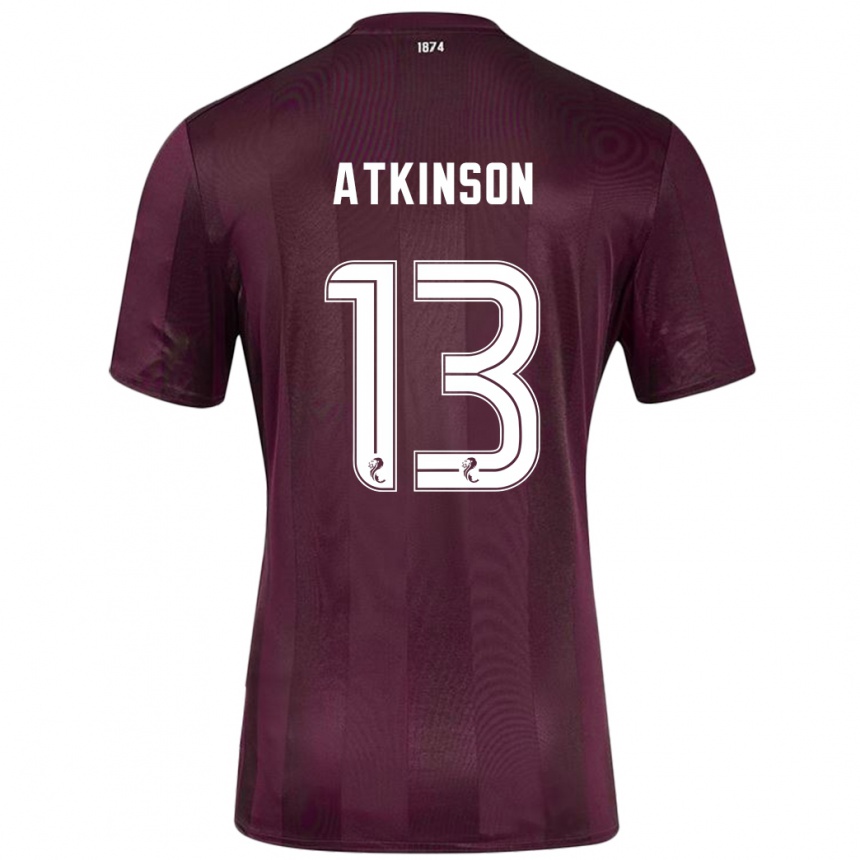 Niño Fútbol Camiseta Nathaniel Atkinson #13 Borgoña 1ª Equipación 2024/25