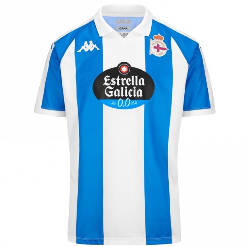 Niño Fútbol Camiseta Sergio Escudero #18 Azul Blanco 1ª Equipación 2024/25