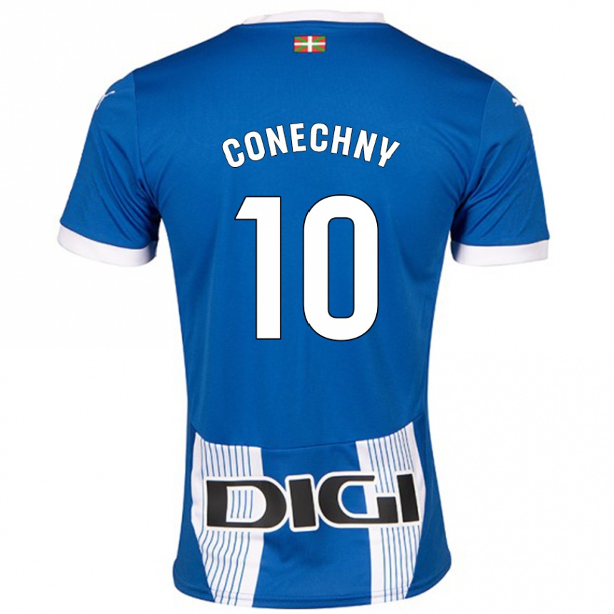 Niño Fútbol Camiseta Tomás Conechny #10 Azul 1ª Equipación 2024/25