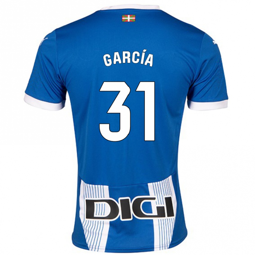 Niño Fútbol Camiseta Gaizka García #31 Azul 1ª Equipación 2024/25