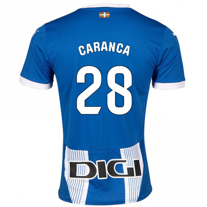 Niño Fútbol Camiseta Sara Caranca #28 Azul 1ª Equipación 2024/25