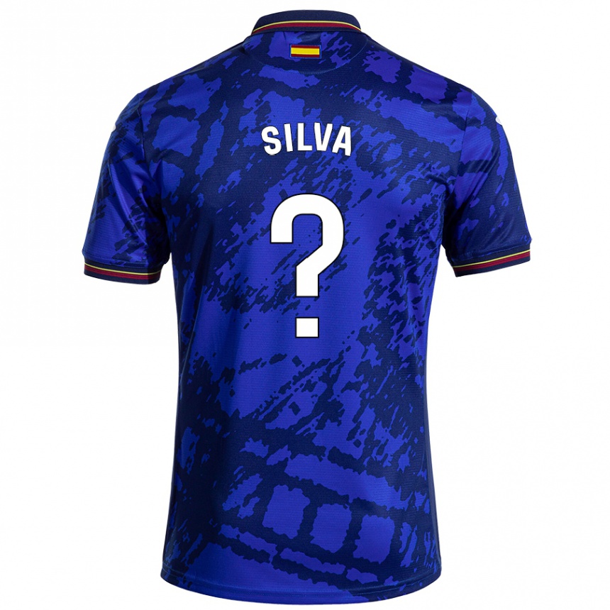 Niño Fútbol Camiseta Jonathan Silva #0 Azul Más Oscuro 1ª Equipación 2024/25