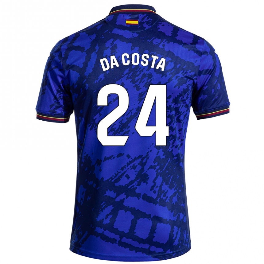 Niño Fútbol Camiseta Coba Da Costa #24 Azul Más Oscuro 1ª Equipación 2024/25