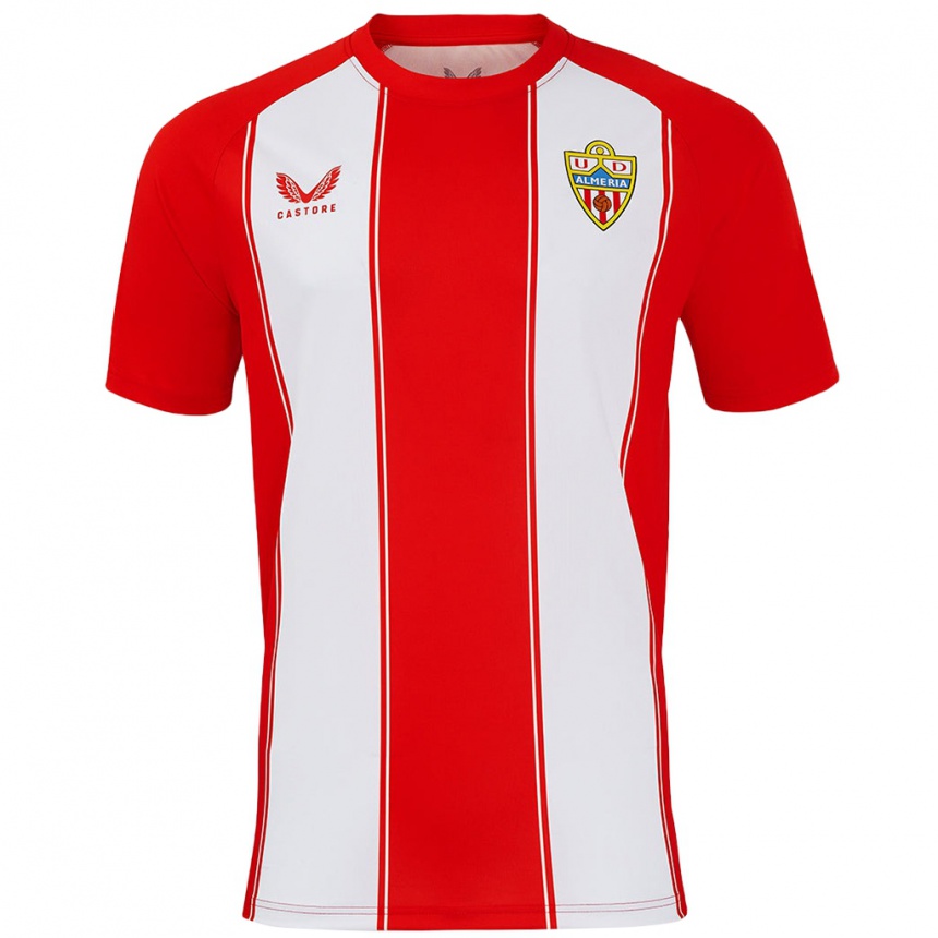 Niño Fútbol Camiseta Bruno Iribarne #13 Rojo Blanco 1ª Equipación 2024/25