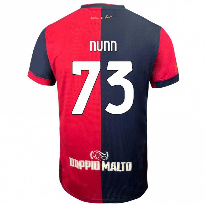 Niño Fútbol Camiseta Jack Nunn #73 Rojo Azul Más Oscuro 1ª Equipación 2024/25