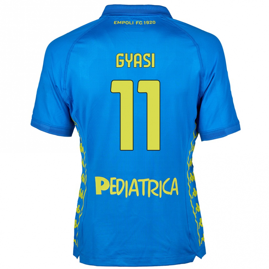 Niño Fútbol Camiseta Emmanuel Gyasi #11 Azul 1ª Equipación 2024/25