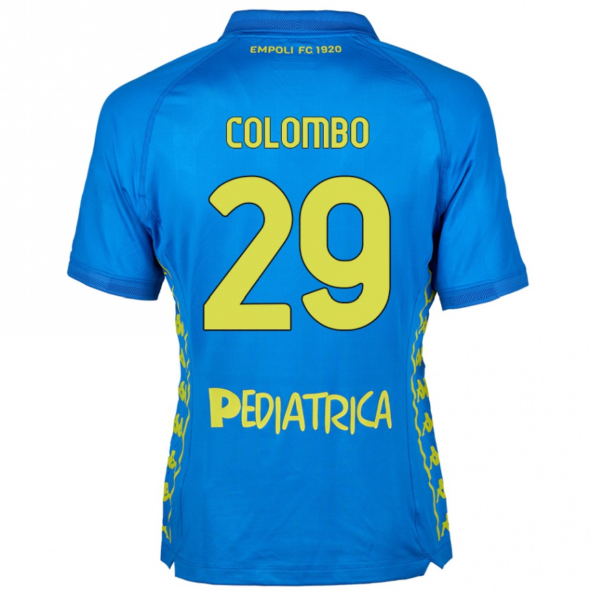 Niño Fútbol Camiseta Lorenzo Colombo #29 Azul 1ª Equipación 2024/25