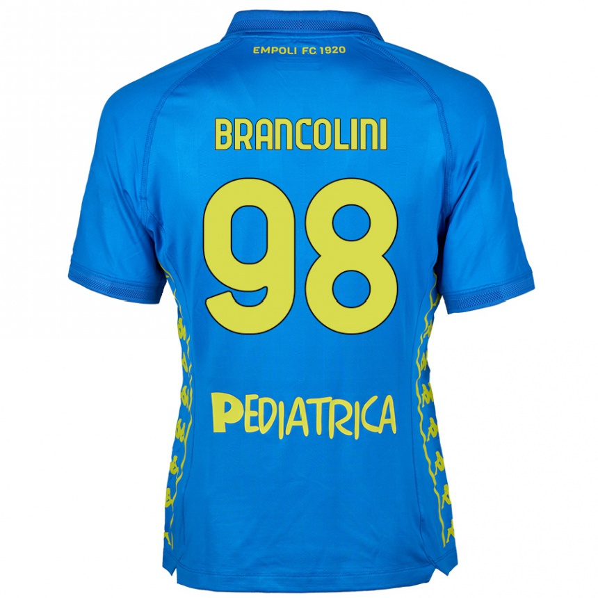 Niño Fútbol Camiseta Federico Brancolini #98 Azul 1ª Equipación 2024/25