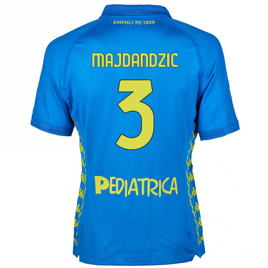 Niño Fútbol Camiseta Patrik Majdandzic #3 Azul 1ª Equipación 2024/25