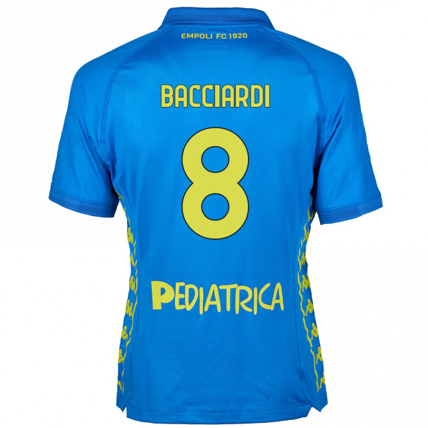 Niño Fútbol Camiseta Andrea Bacciardi #8 Azul 1ª Equipación 2024/25