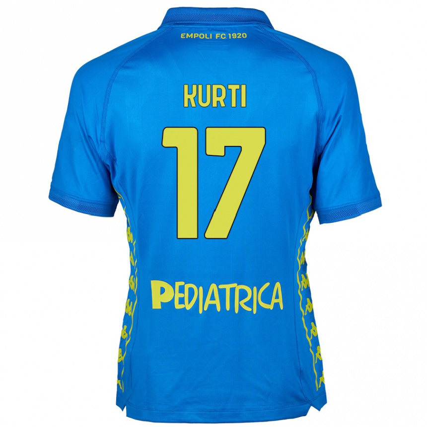 Niño Fútbol Camiseta Adi Kurti #17 Azul 1ª Equipación 2024/25