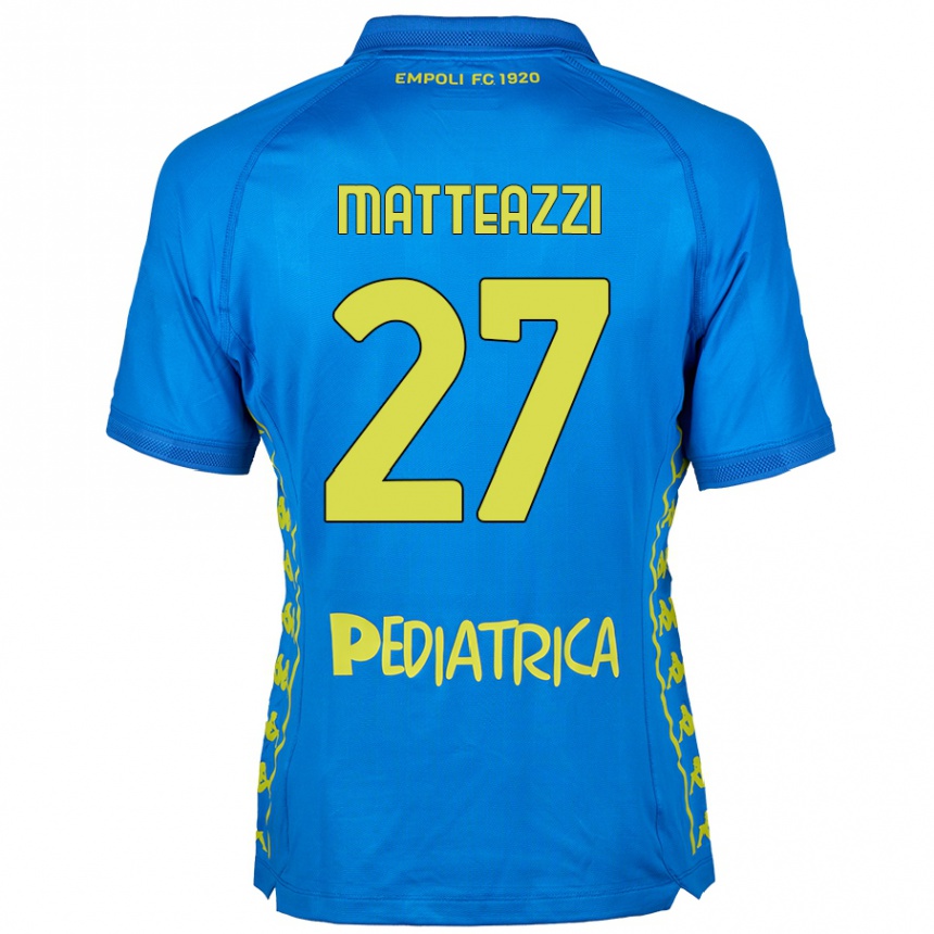 Niño Fútbol Camiseta Ernesto Matteazzi #27 Azul 1ª Equipación 2024/25