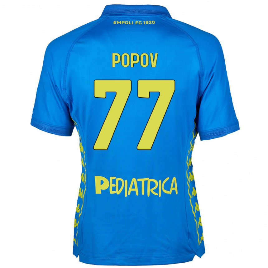 Niño Fútbol Camiseta Bogdan Popov #77 Azul 1ª Equipación 2024/25