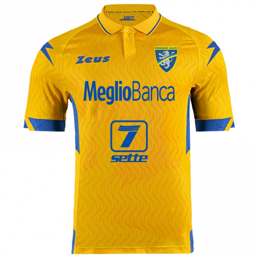 Niño Fútbol Camiseta Sergio Kalaj #23 Amarillo 1ª Equipación 2024/25