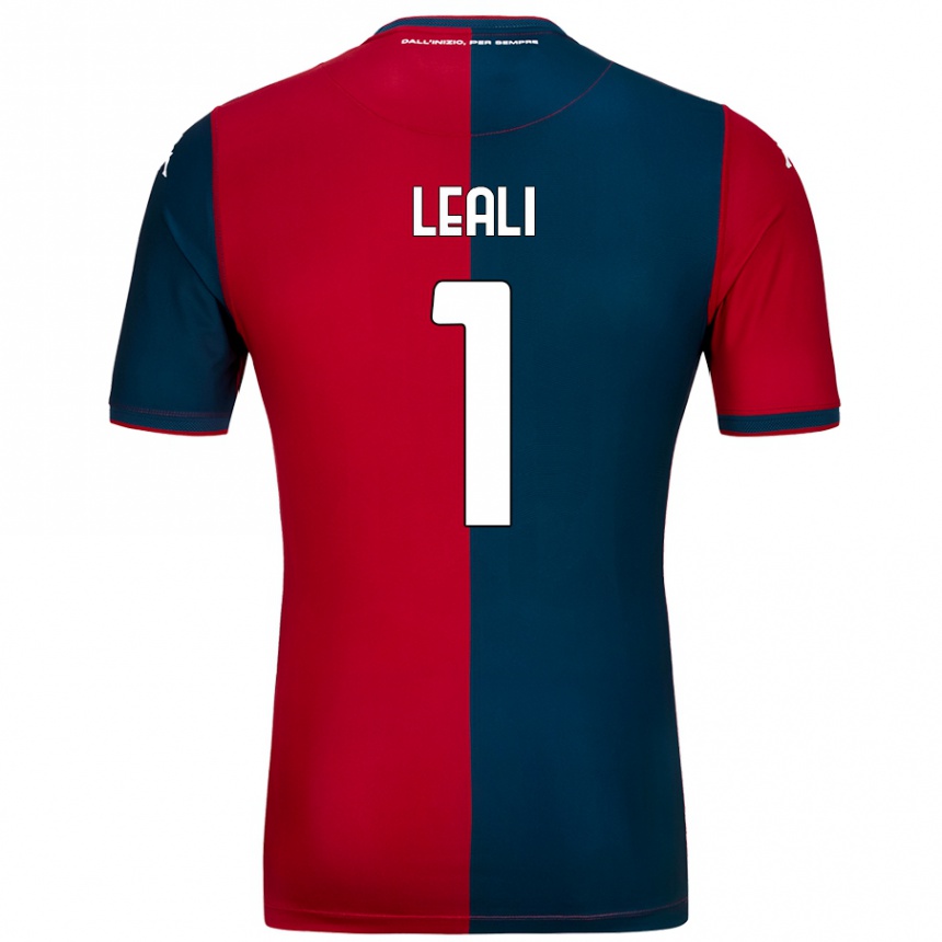 Niño Fútbol Camiseta Nicola Leali #1 Rojo Azul Oscuro 1ª Equipación 2024/25