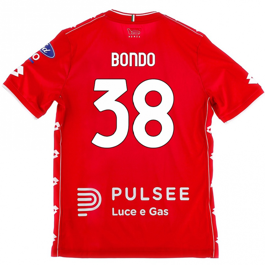 Niño Fútbol Camiseta Warren Bondo #38 Rojo Blanco 1ª Equipación 2024/25