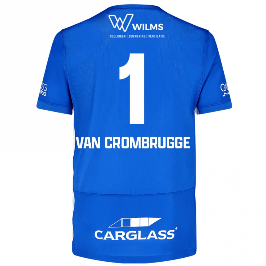 Niño Fútbol Camiseta Hendrik Van Crombrugge #1 Azul 1ª Equipación 2024/25