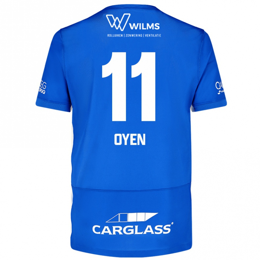 Niño Fútbol Camiseta Luca Oyen #11 Azul 1ª Equipación 2024/25