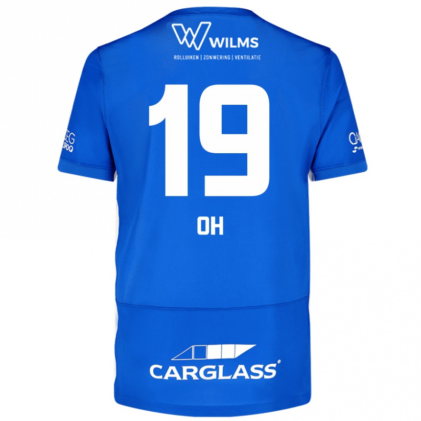 Niño Fútbol Camiseta Hyeon-Gyu Oh #19 Azul 1ª Equipación 2024/25