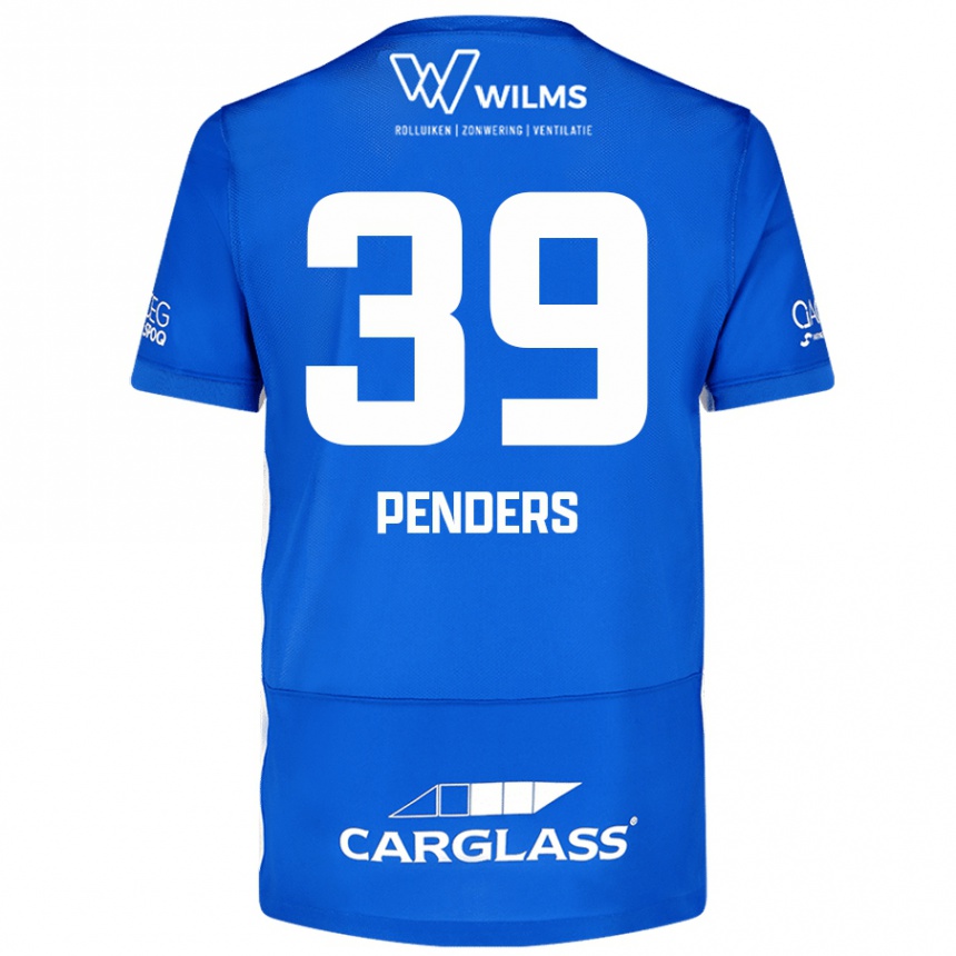 Niño Fútbol Camiseta Mike Penders #39 Azul 1ª Equipación 2024/25