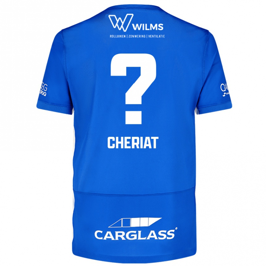 Niño Fútbol Camiseta Rayan Cheriat #0 Azul 1ª Equipación 2024/25