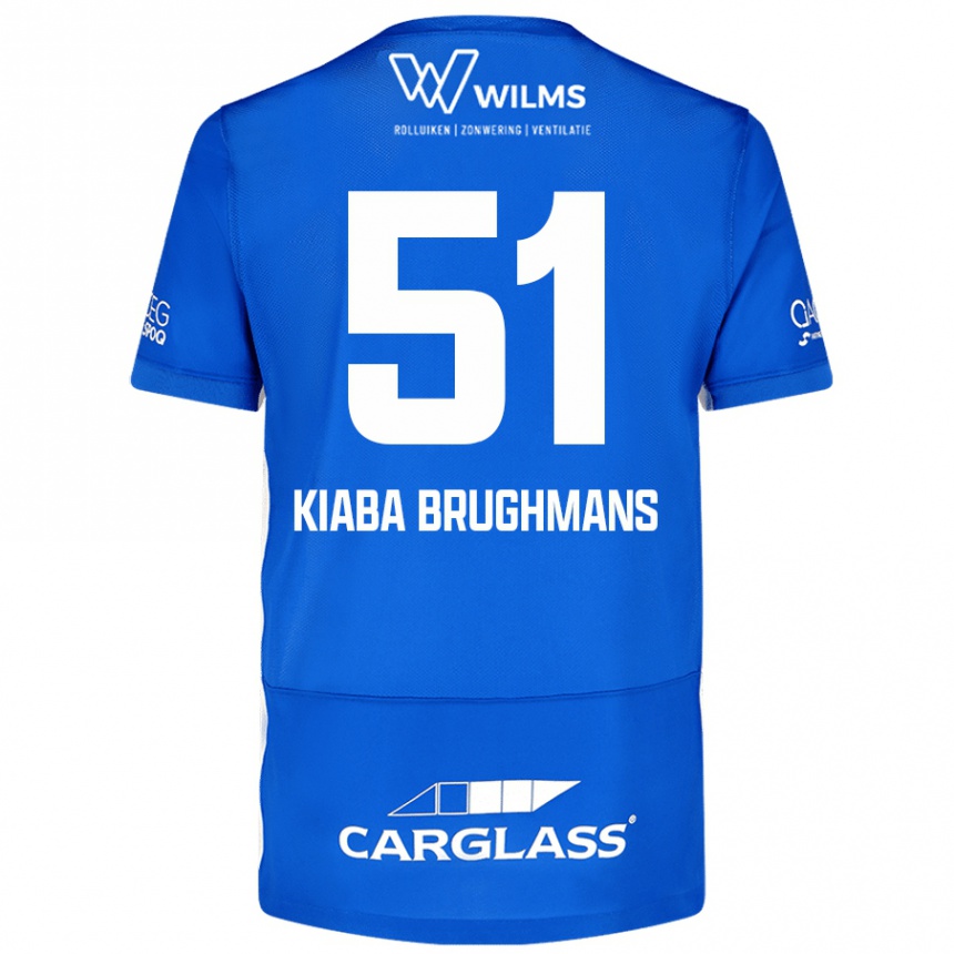 Niño Fútbol Camiseta Lucca Kiaba Brughmans #51 Azul 1ª Equipación 2024/25