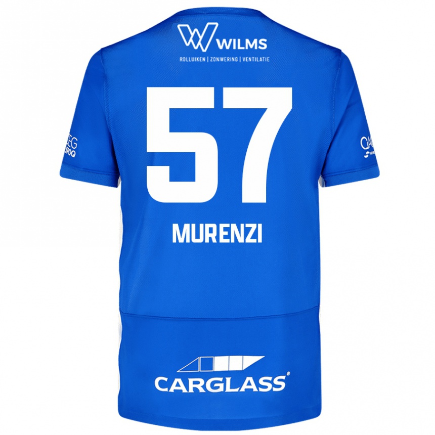 Niño Fútbol Camiseta Aaron Murenzi #57 Azul 1ª Equipación 2024/25