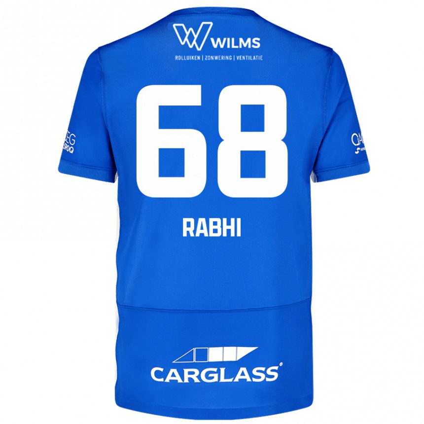 Niño Fútbol Camiseta Ayman Rabhi #68 Azul 1ª Equipación 2024/25