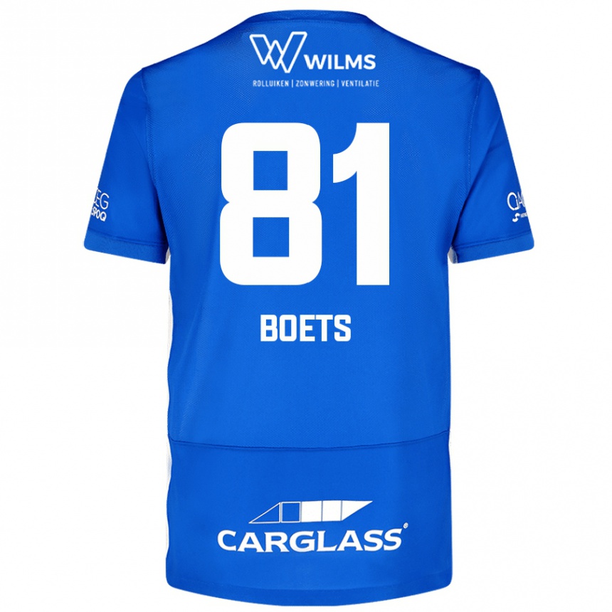 Niño Fútbol Camiseta Keo Boets #81 Azul 1ª Equipación 2024/25