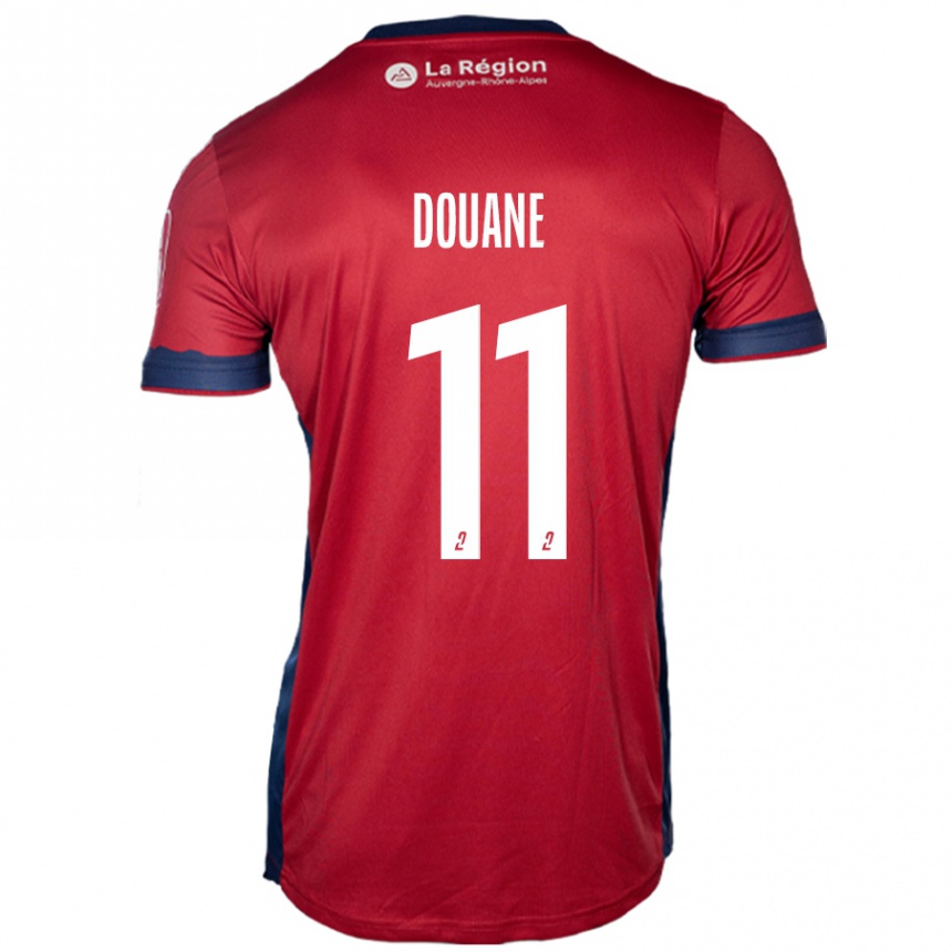 Niño Fútbol Camiseta Maïdine Douane #11 Borgoña Claro 1ª Equipación 2024/25