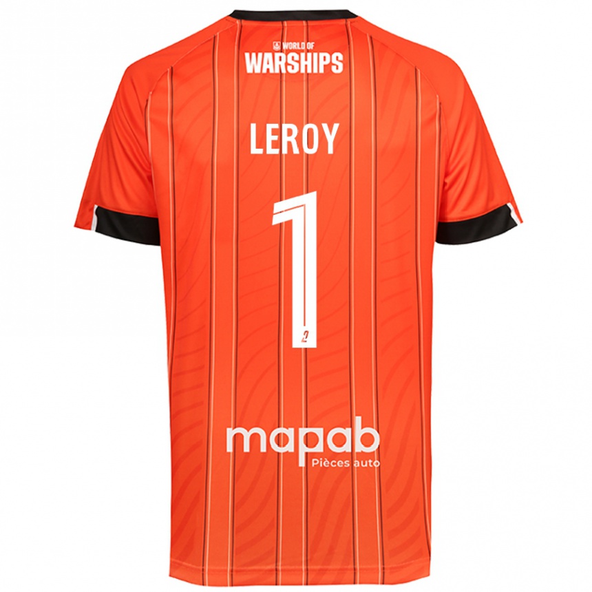 Niño Fútbol Camiseta Benjamin Leroy #1 Naranja 1ª Equipación 2024/25