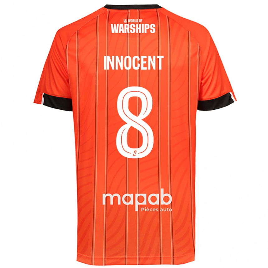 Niño Fútbol Camiseta Bonke Innocent #8 Naranja 1ª Equipación 2024/25