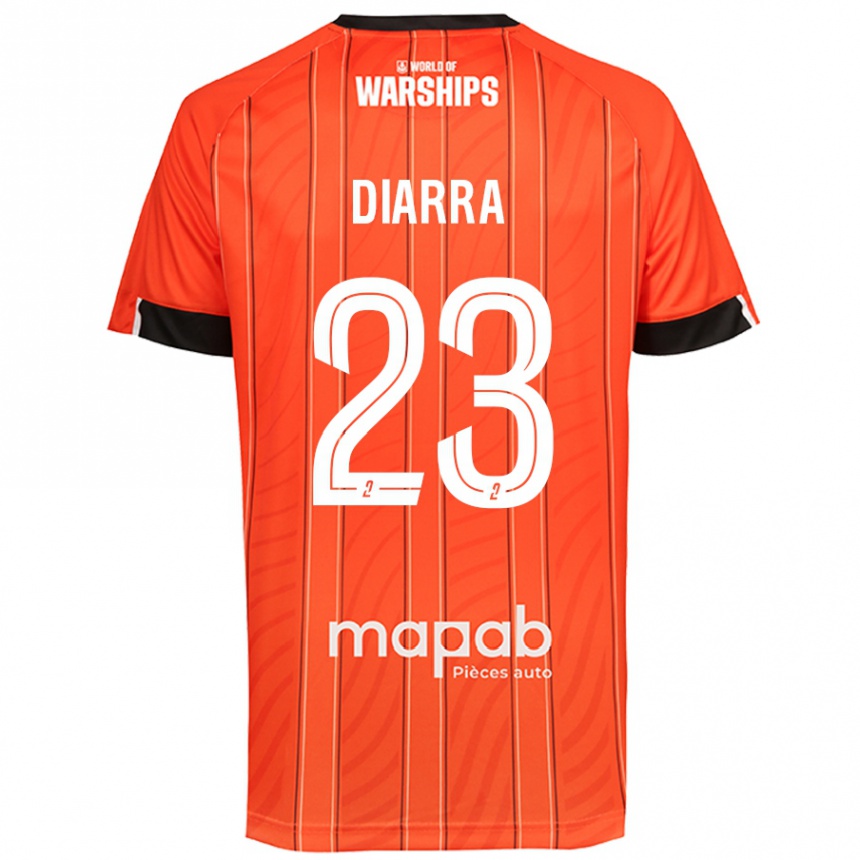 Niño Fútbol Camiseta Stéphane Diarra #23 Naranja 1ª Equipación 2024/25