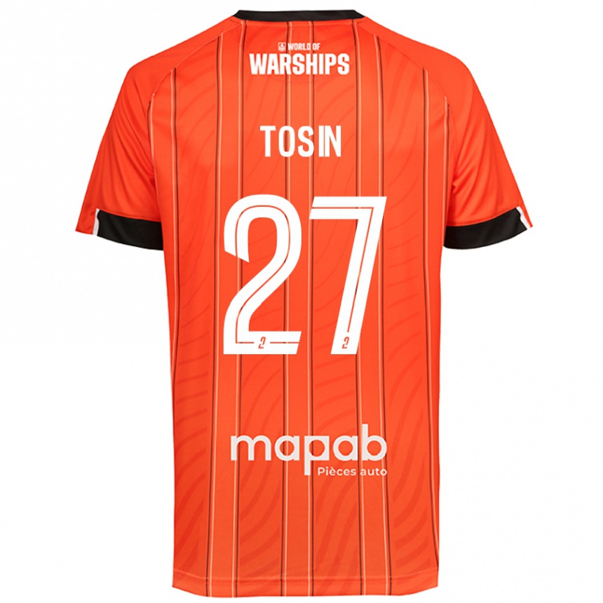 Niño Fútbol Camiseta Aiyegun Tosin #27 Naranja 1ª Equipación 2024/25