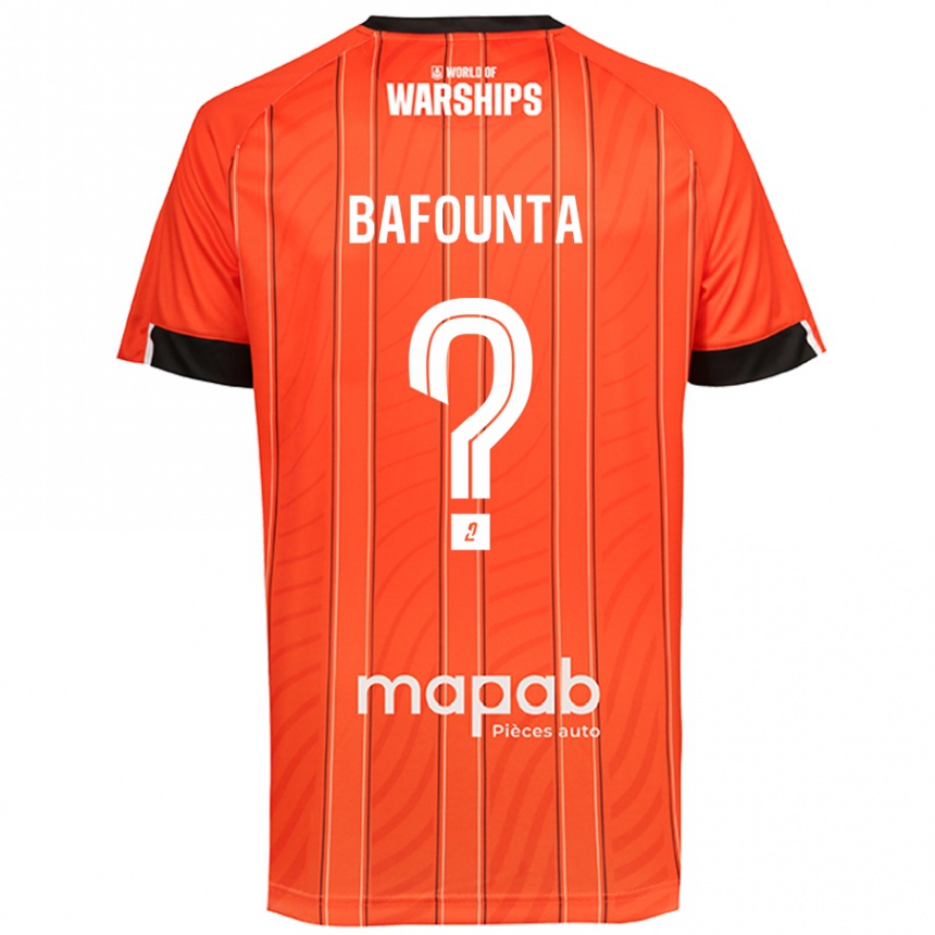 Niño Fútbol Camiseta Kamal Bafounta #0 Naranja 1ª Equipación 2024/25