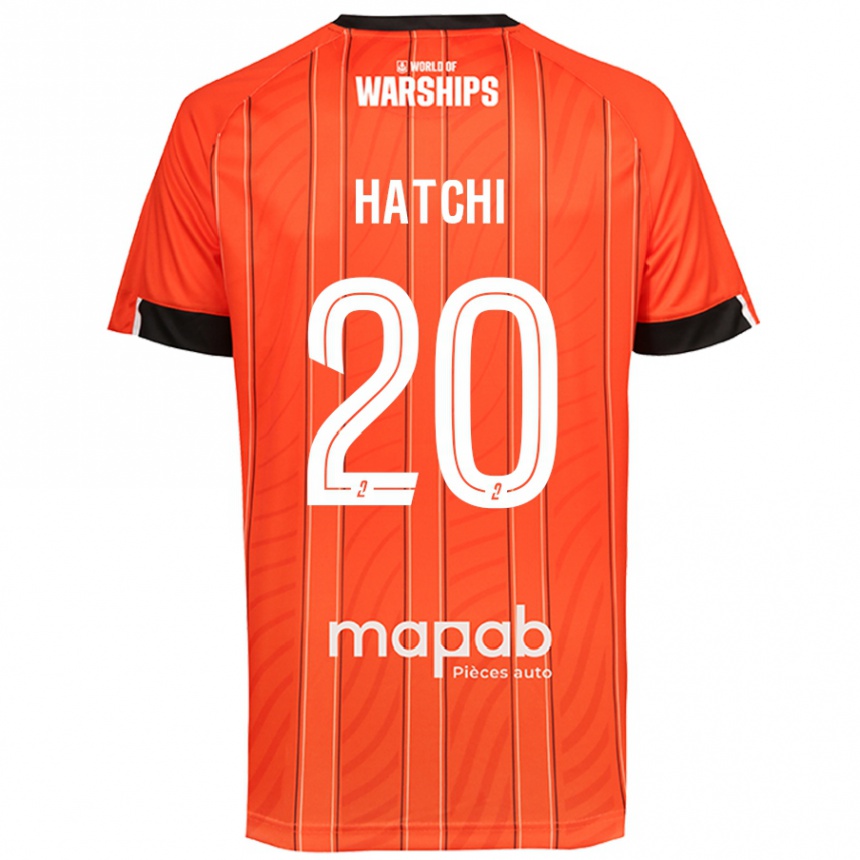 Niño Fútbol Camiseta Jérémy Hatchi #20 Naranja 1ª Equipación 2024/25