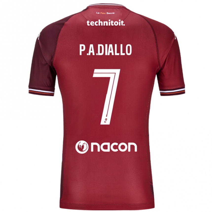 Niño Fútbol Camiseta Papa Amadou Diallo #7 Rojo Granata 1ª Equipación 2024/25