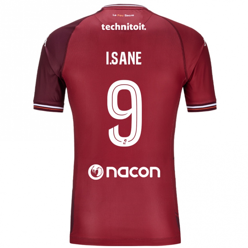 Niño Fútbol Camiseta Ibou Sané #9 Rojo Granata 1ª Equipación 2024/25