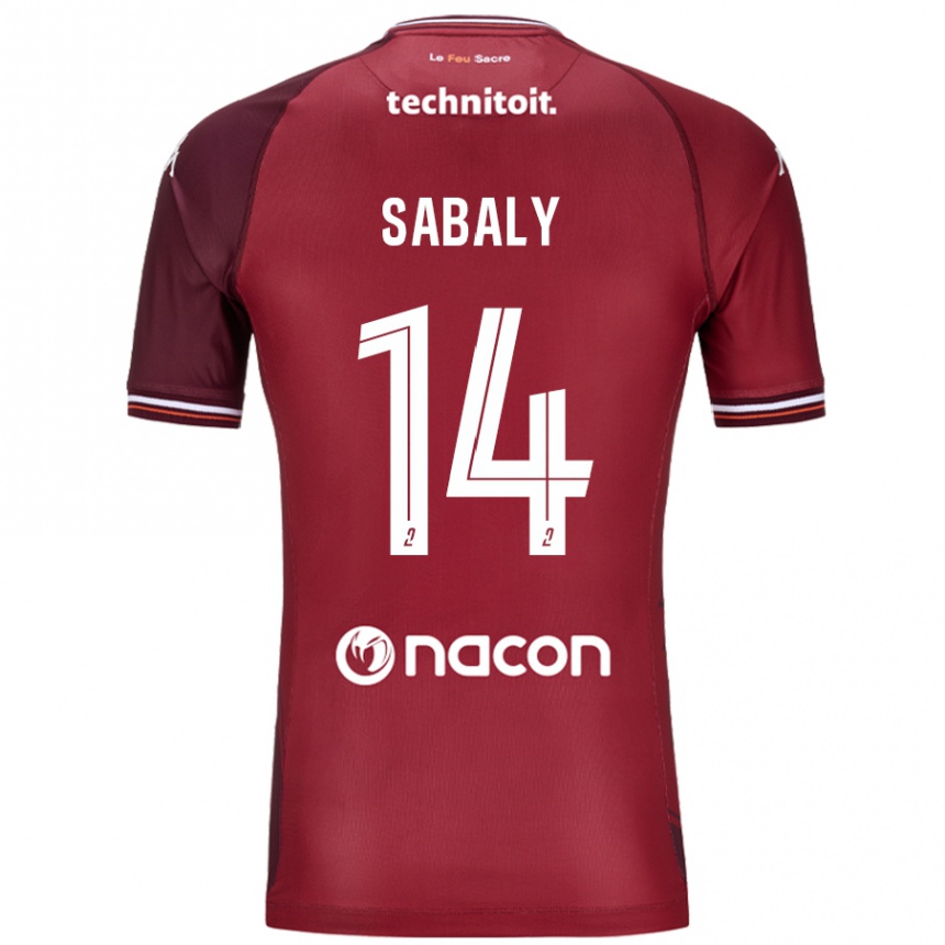 Niño Fútbol Camiseta Cheikh Sabaly #14 Rojo Granata 1ª Equipación 2024/25