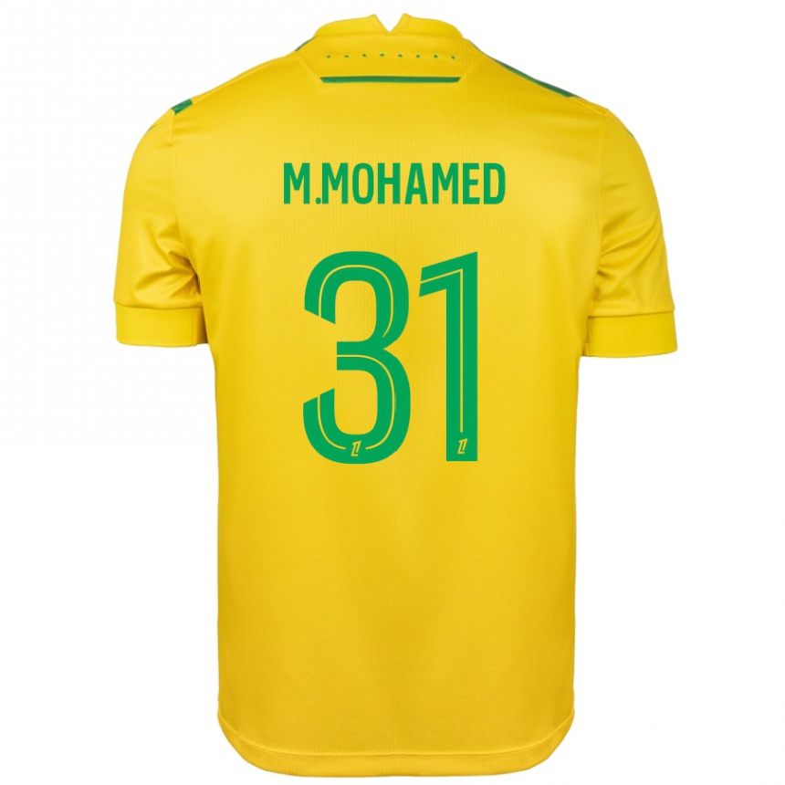 Niño Fútbol Camiseta Mostafa Mohamed #31 Amarillo Verde 1ª Equipación 2024/25